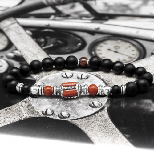 Bracelet perle de Tahiti : Un bracelet moderne pour homme I CASTELD