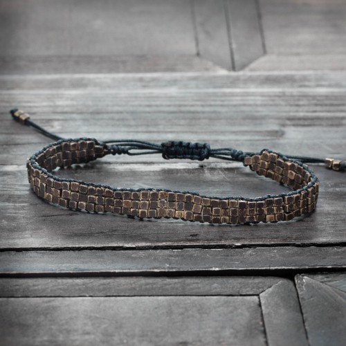 Bracelet Bronze : Un bracelet pour homme perles bronze